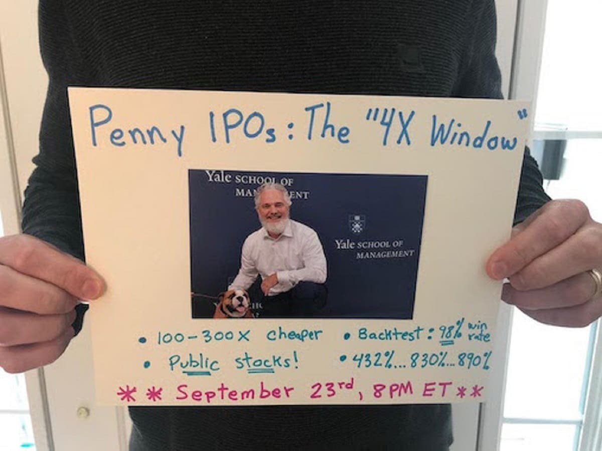 Penny IPOs: The 4X Window - Is Jeff Brown's Idea Legit?