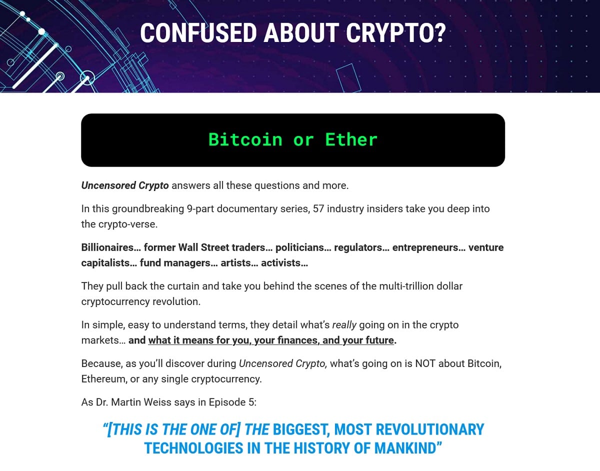 Uncensored Crypto Next Bitcoin